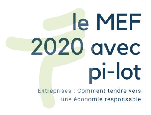 L’agence pi-lot et le MEF 2020